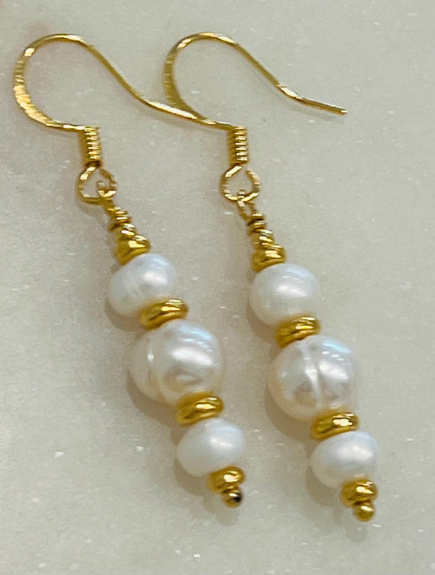Freshwater Pearl Beaded Earrings