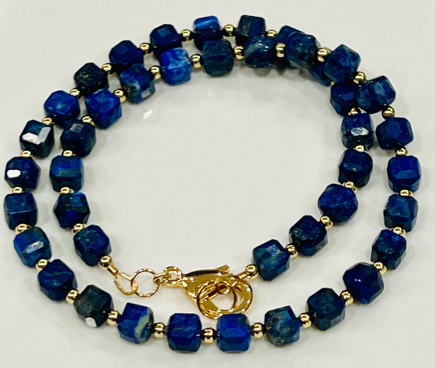 Lapis Beaded Necklace