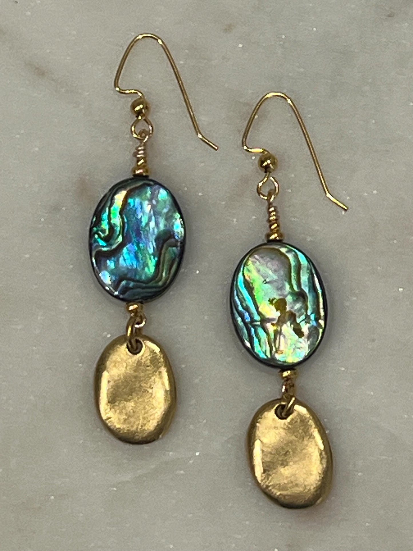 Abalone Beaded Earrings