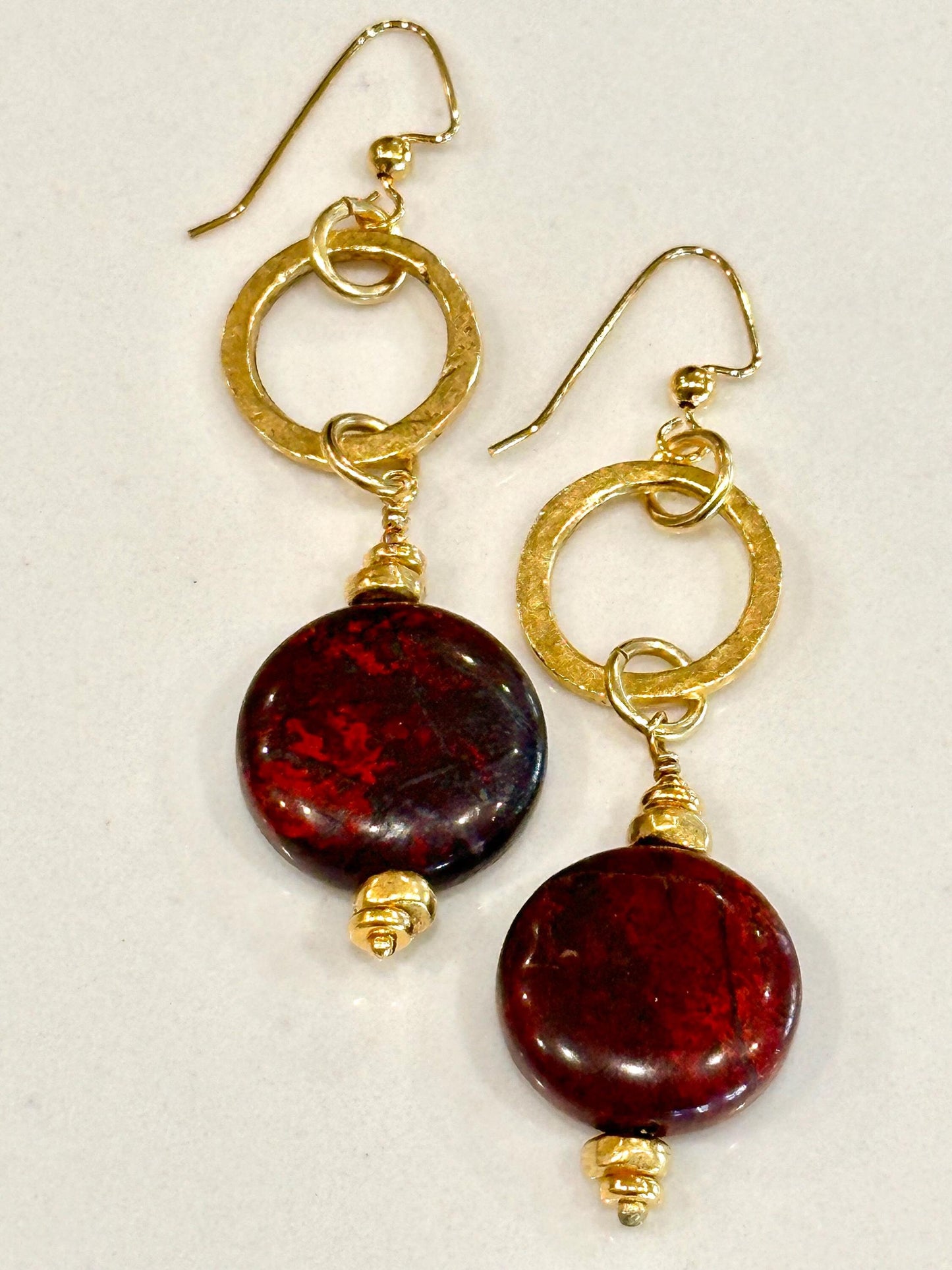 Red Jasper Earrings