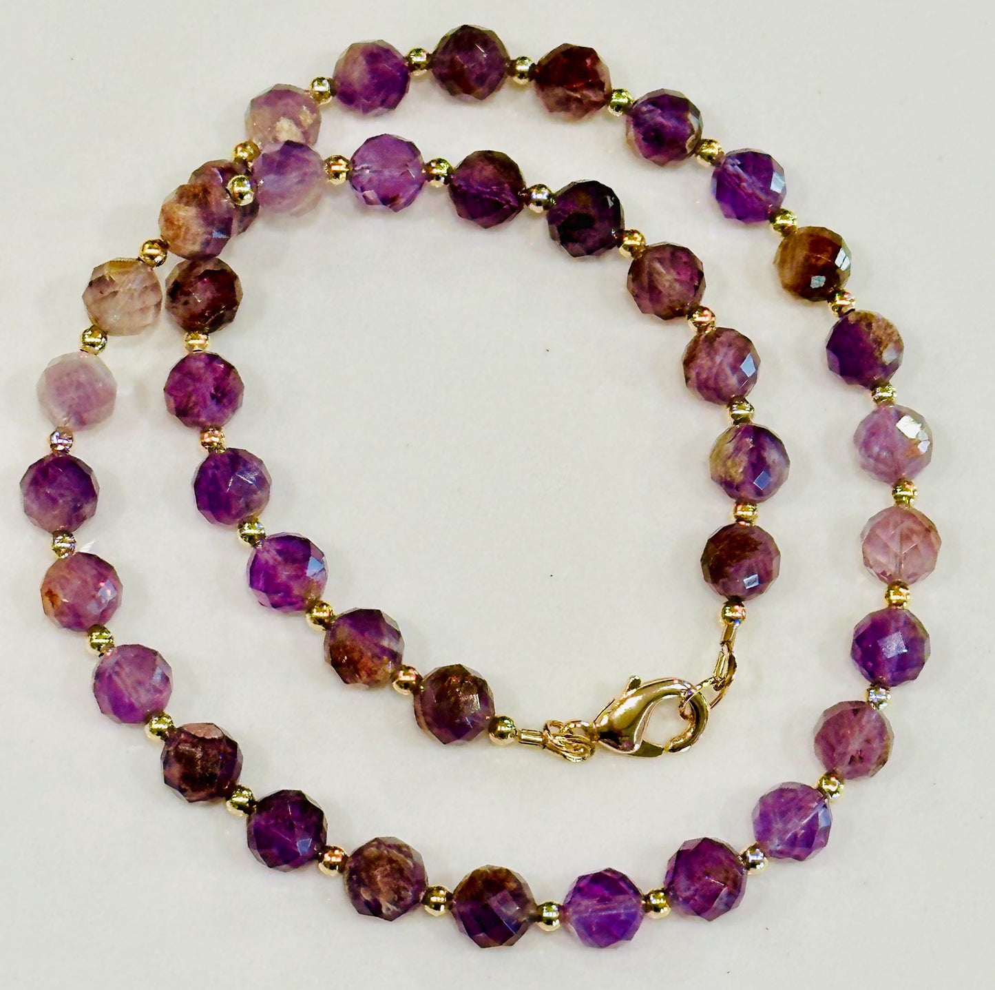 Amethyst Beaded Necklace