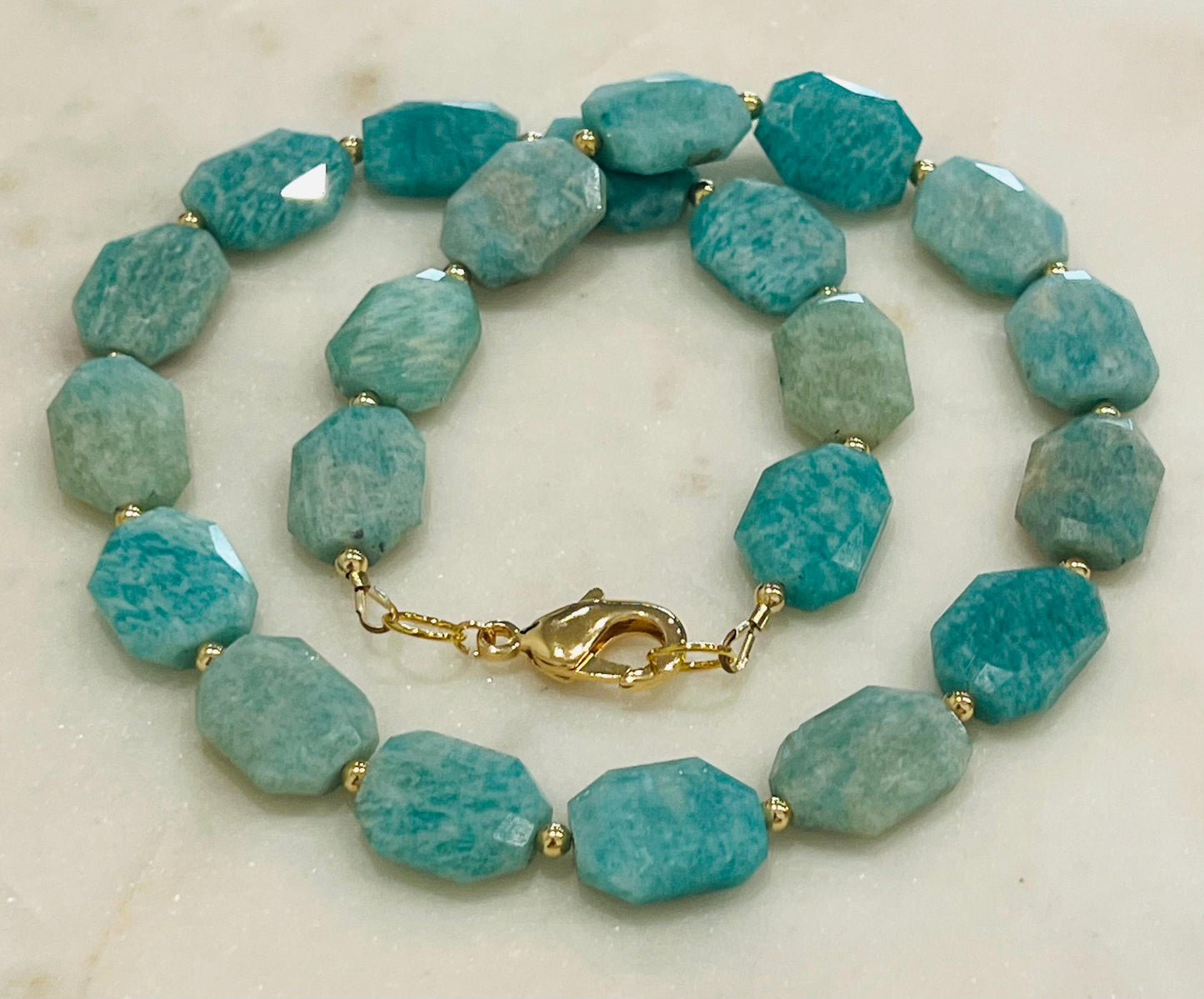 Amazonite Beaded Necklace
