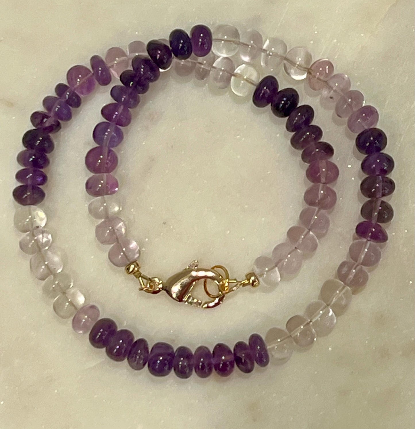 Amethyst Beaded Necklace