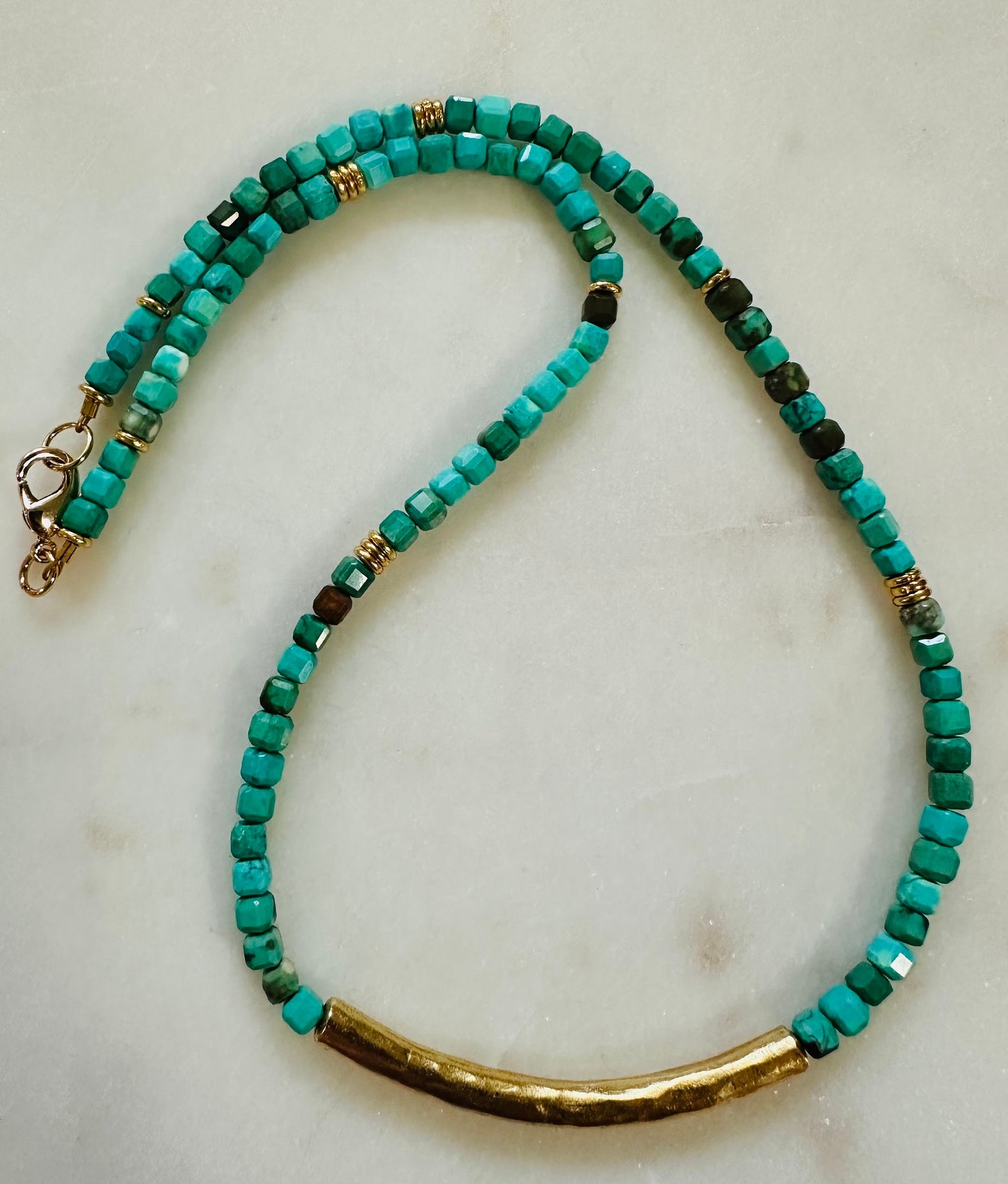 Turquoise Beaded Necklace