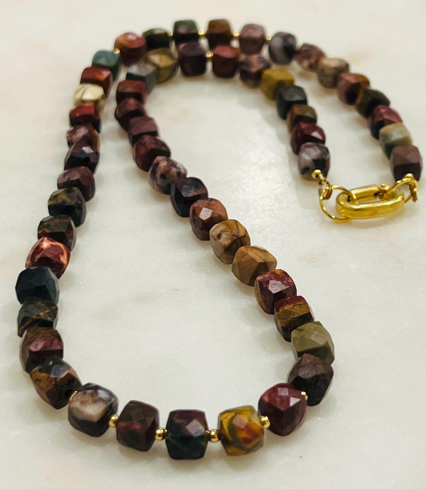Red Creek Jasper Beaded Necklace