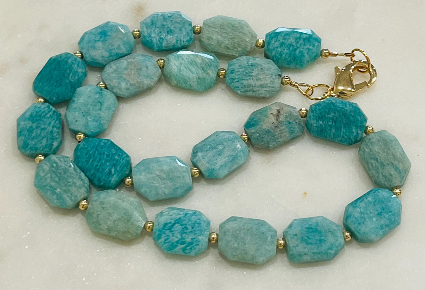 Amazonite Beaded Necklace