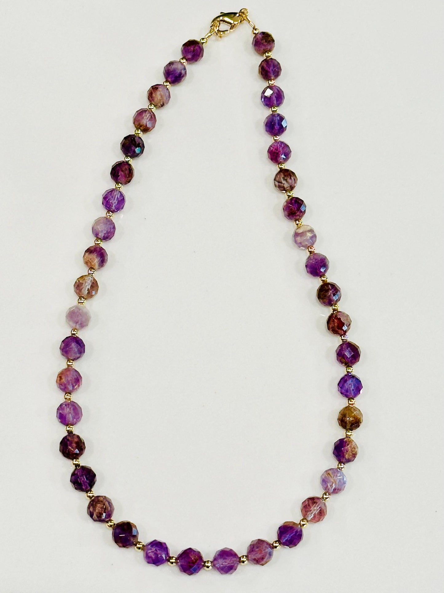 Amethyst Beaded Necklace