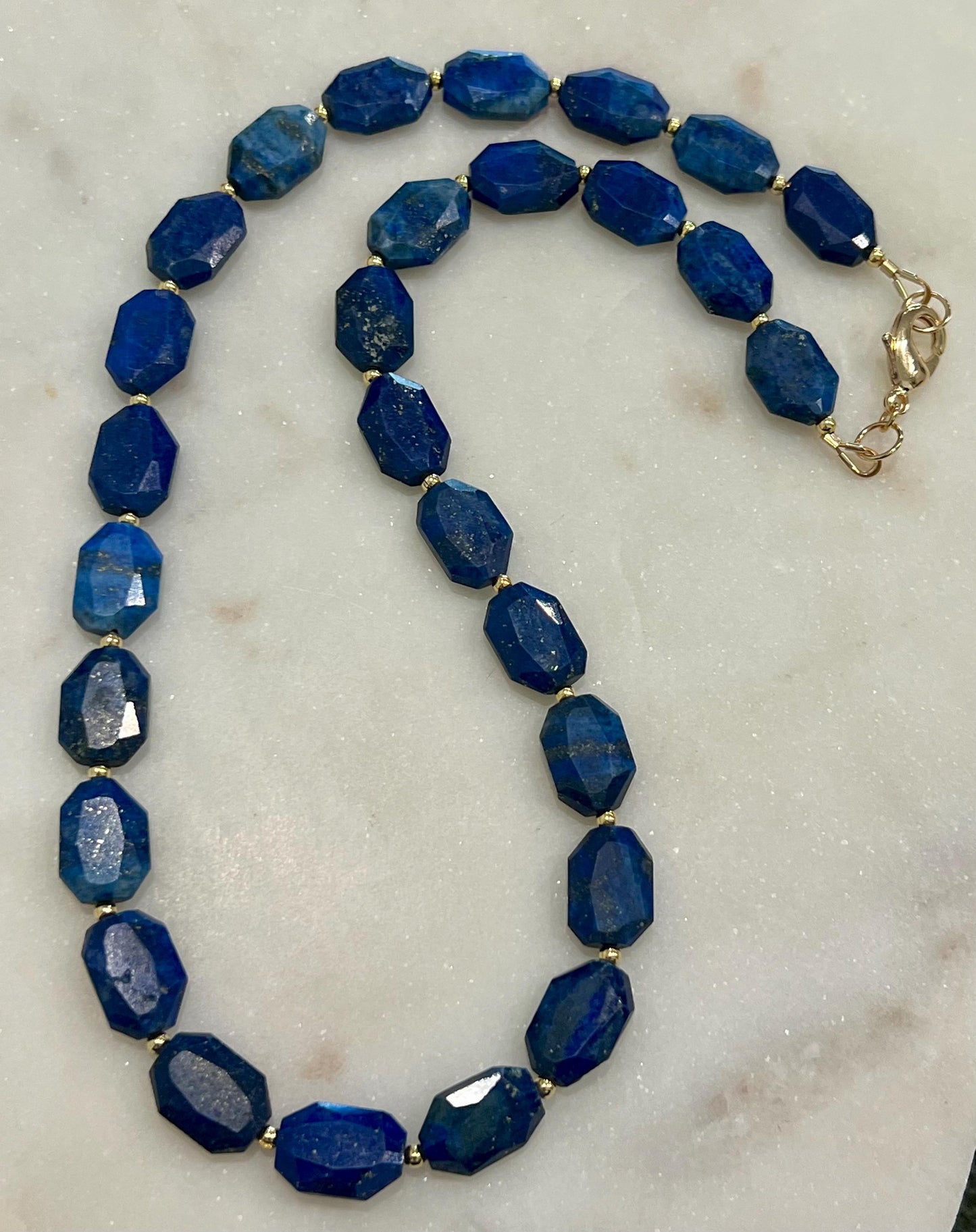 Lapis Beaded Necklace