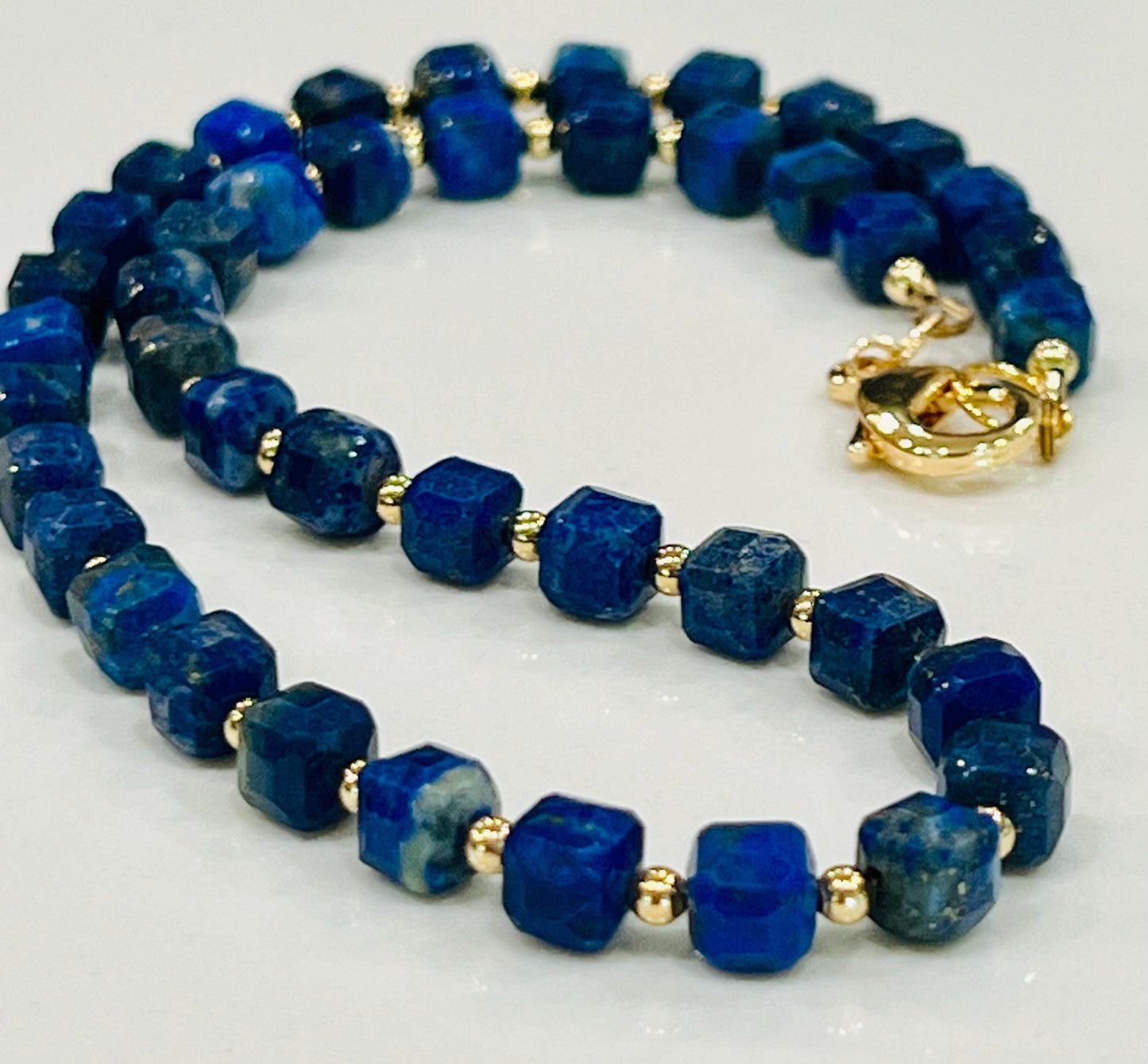 Lapis Beaded Necklace
