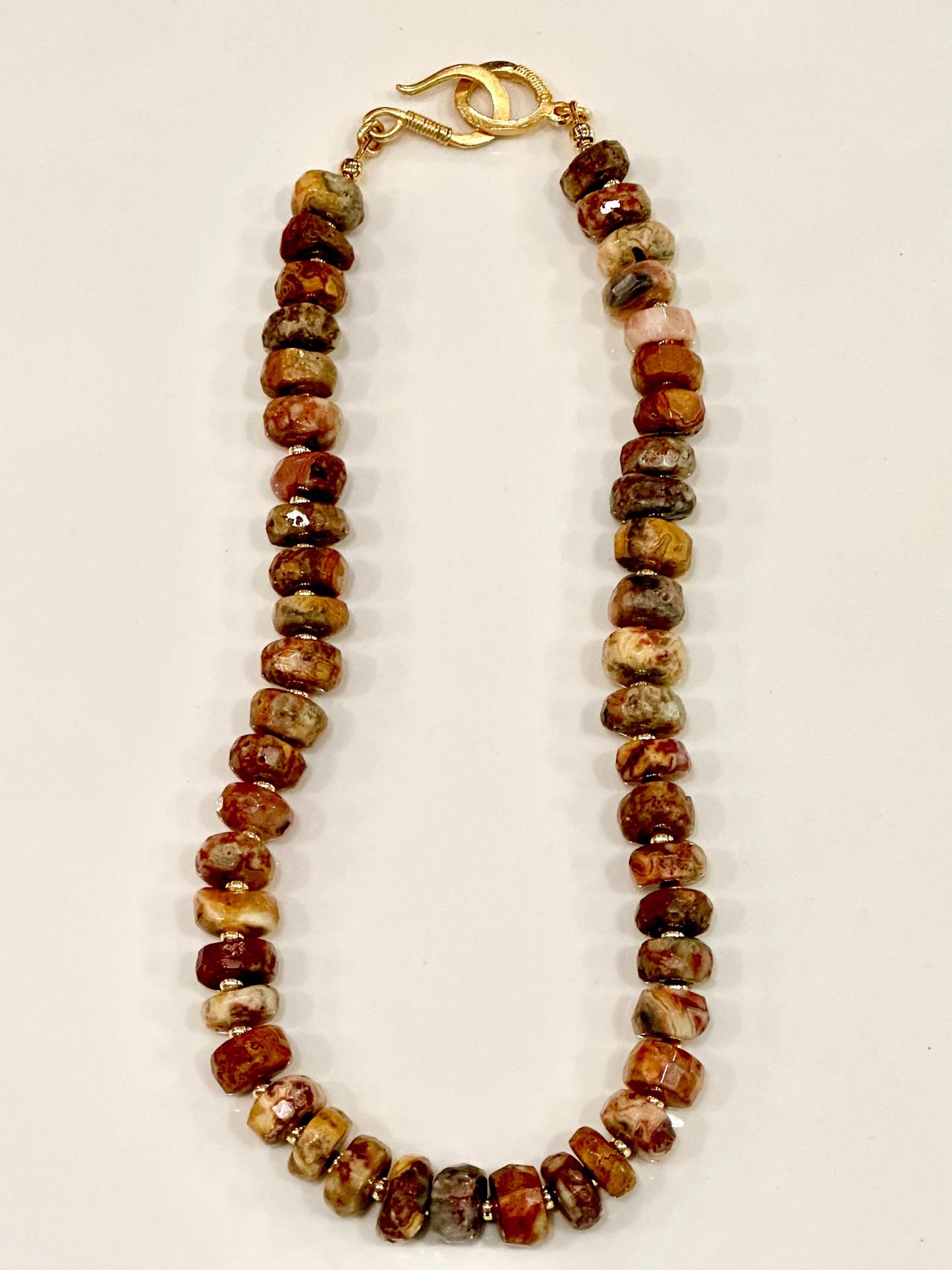 Crazy Lace Agate Chunky Necklace