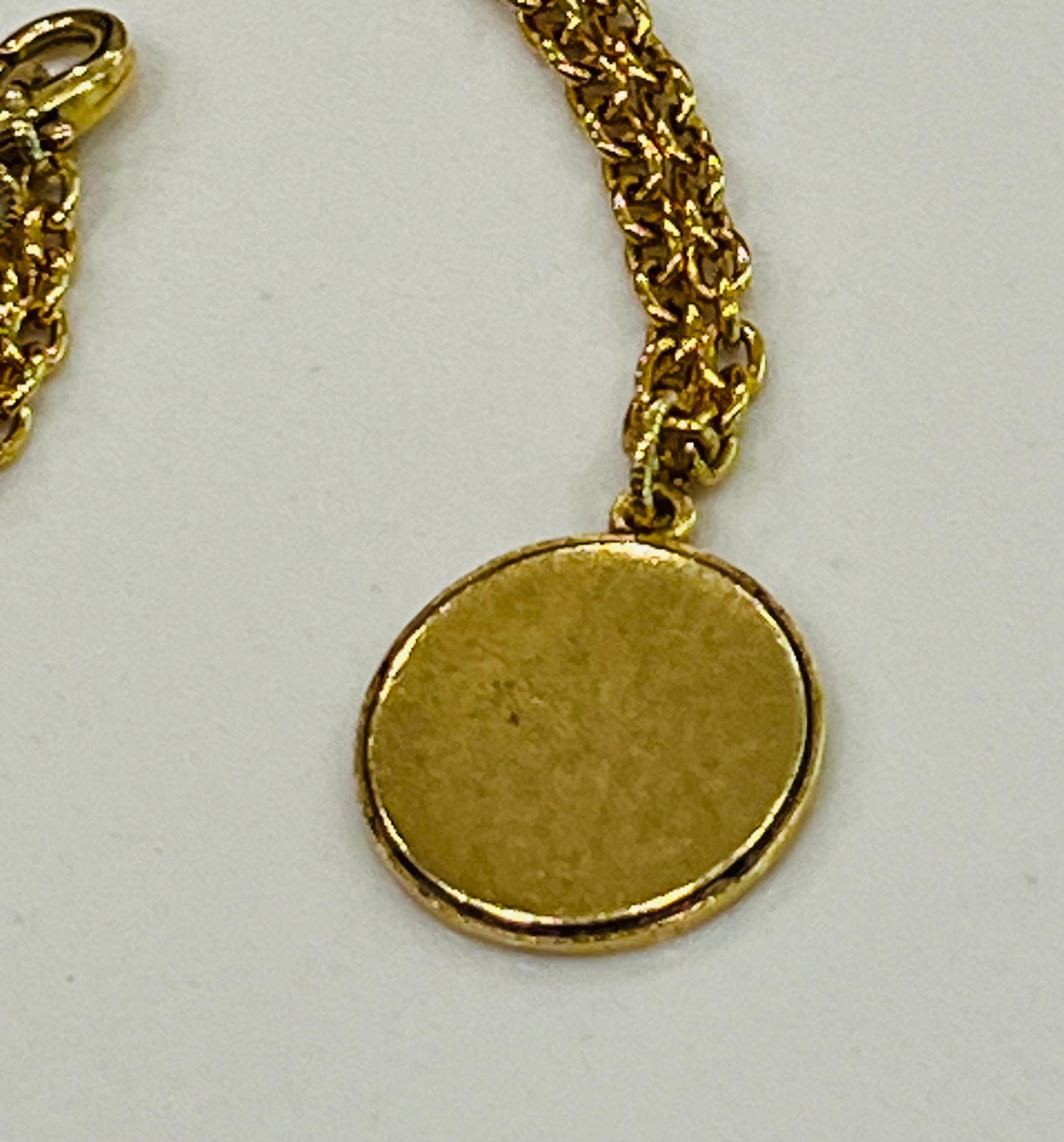 Gold, Silver, or Copper Small Classic Cable Chain Coin Layering Necklace