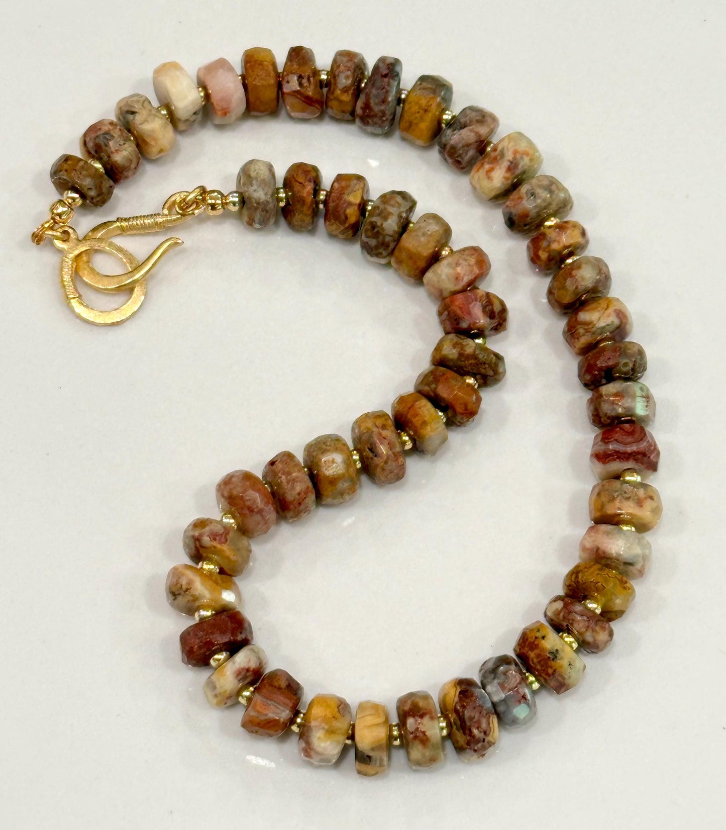 Crazy Lace Agate Chunky Necklace