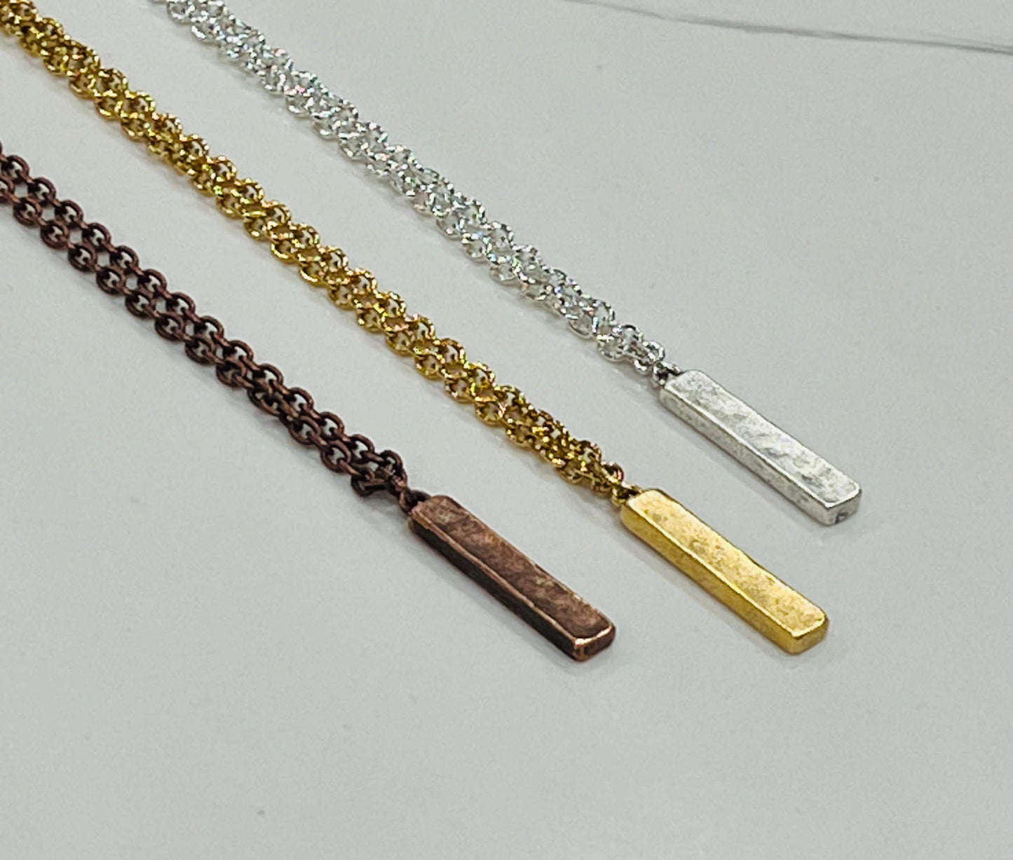 Rectangular Pendant Necklace