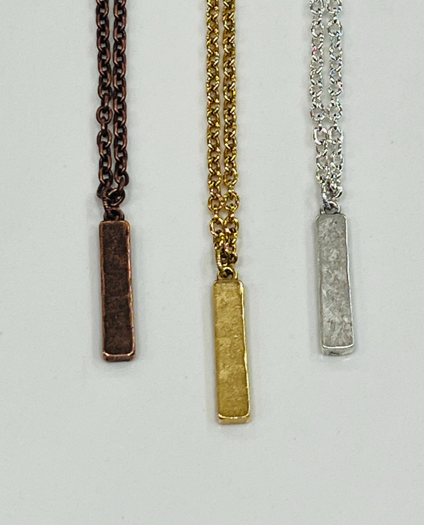 Rectangular Pendant Necklace