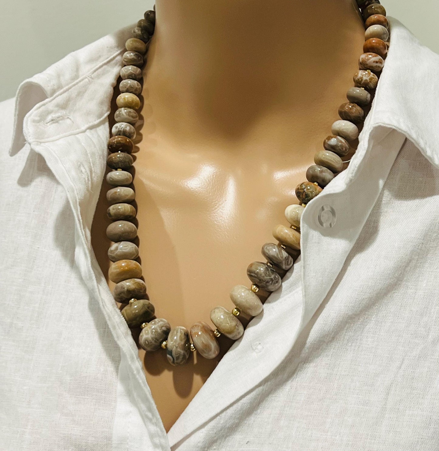 Coral Large Statement Necklace