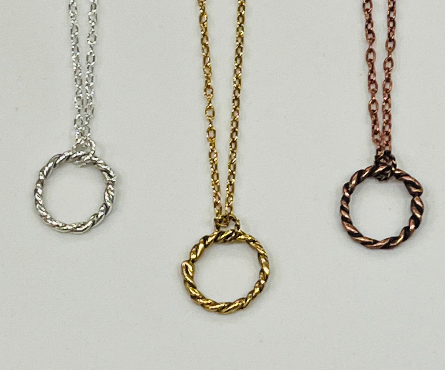 Gold, Silver, or Copper Delicate Paperclip Chain