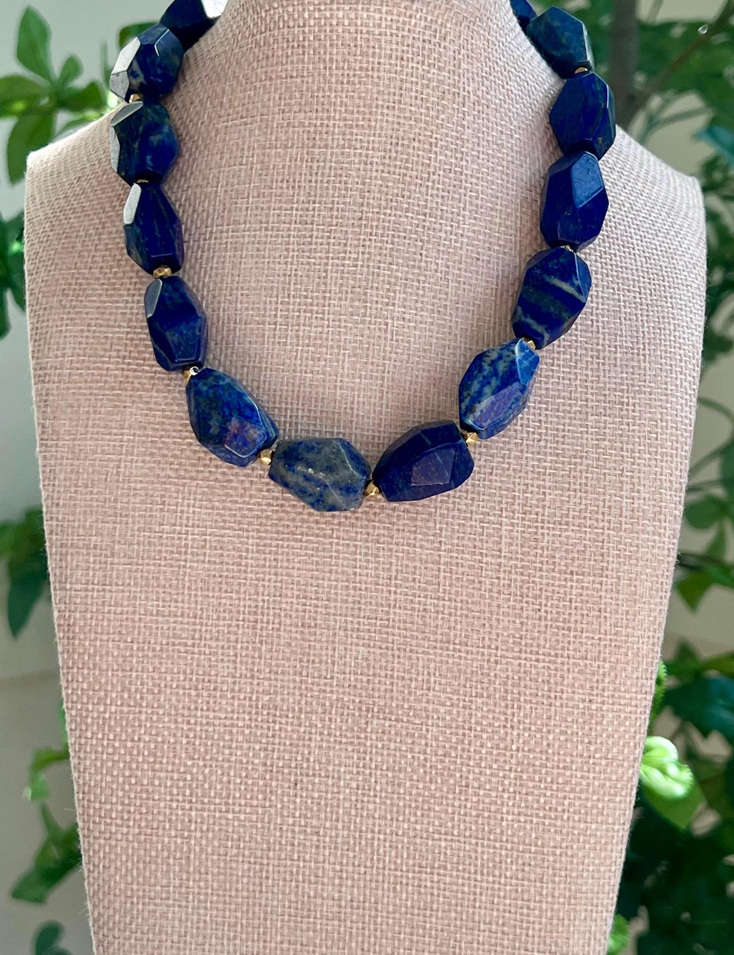 Lapis Beaded Necklace