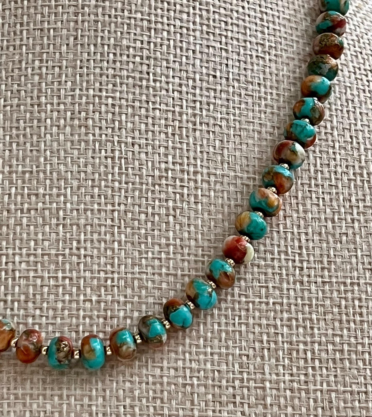 Spiny Oyster Beaded Necklace