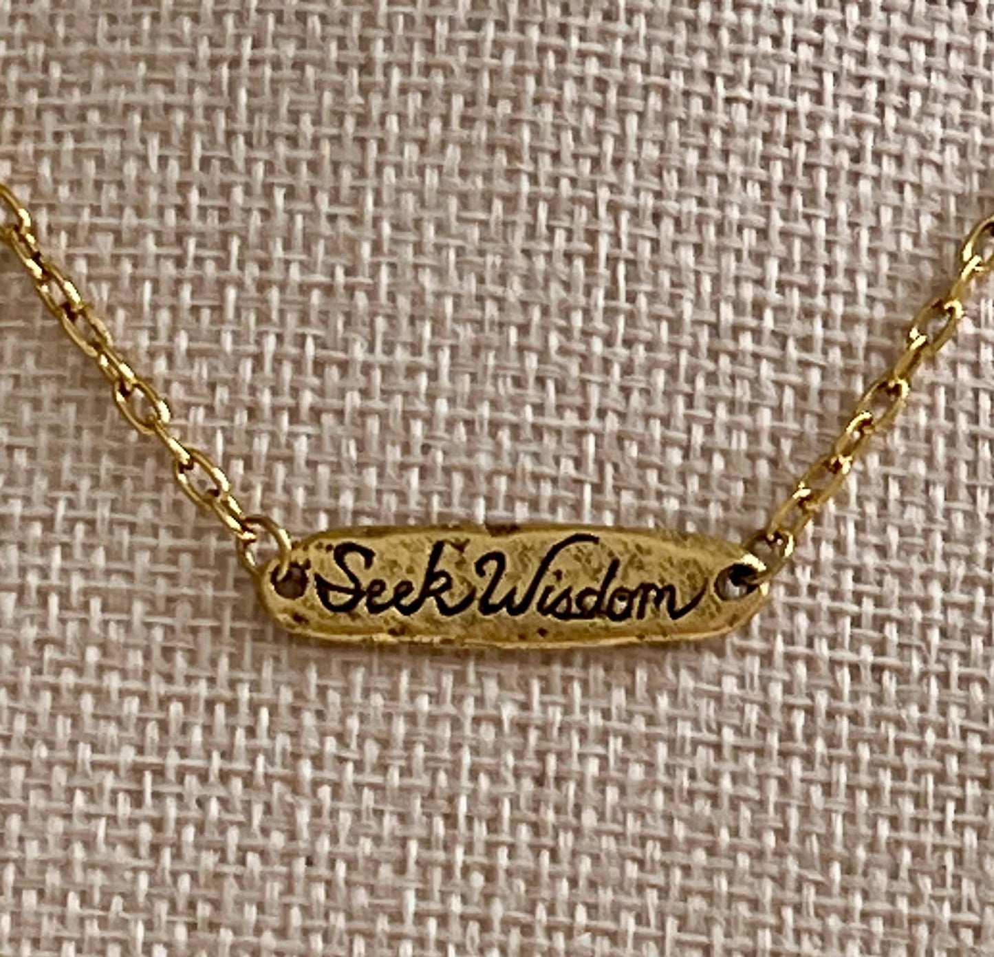Gold Delicate Paperclip Layering Necklace