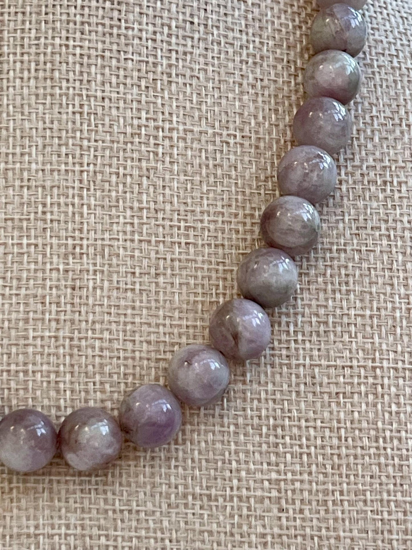 Kunzite Beaded Necklace