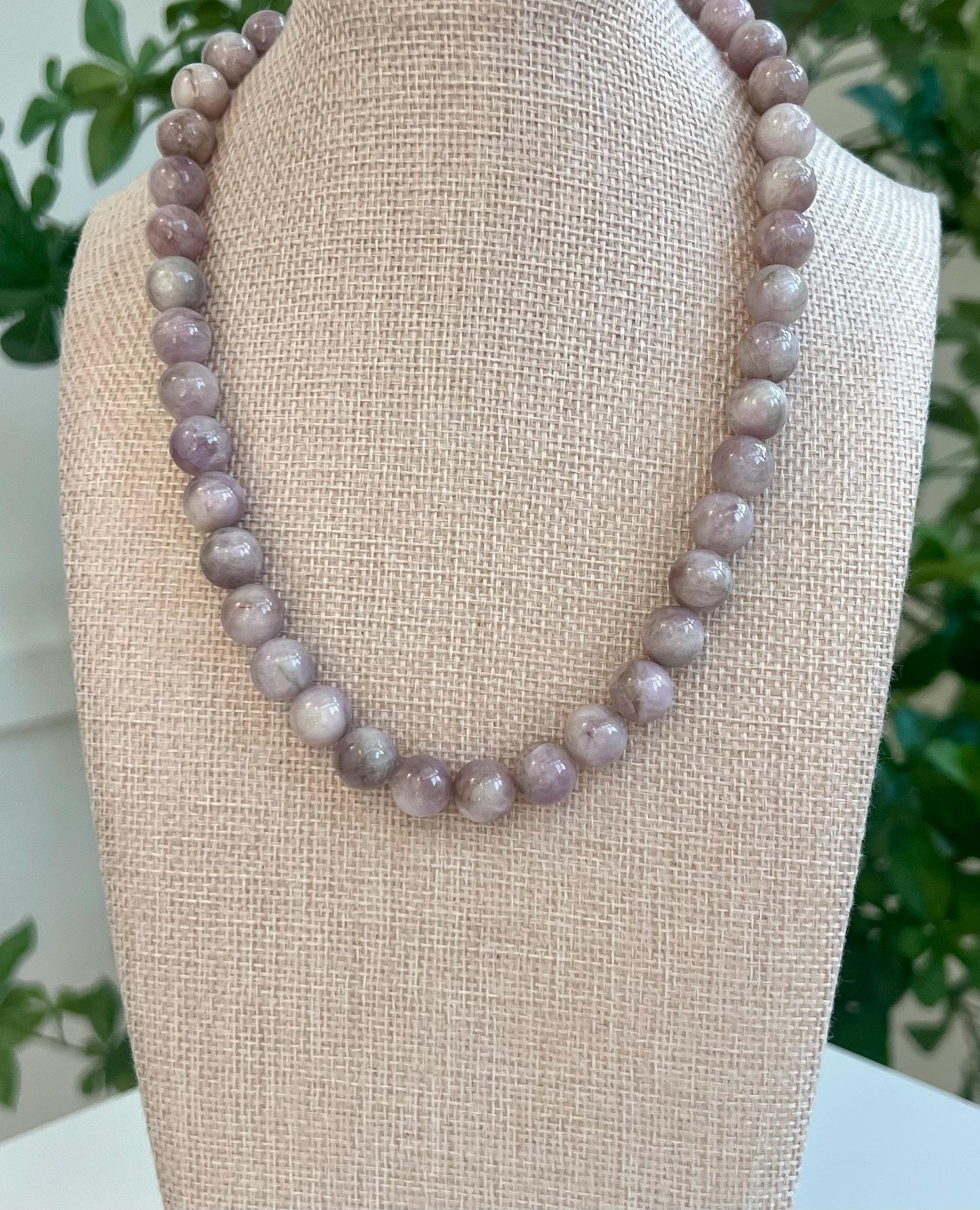 Kunzite Beaded Necklace