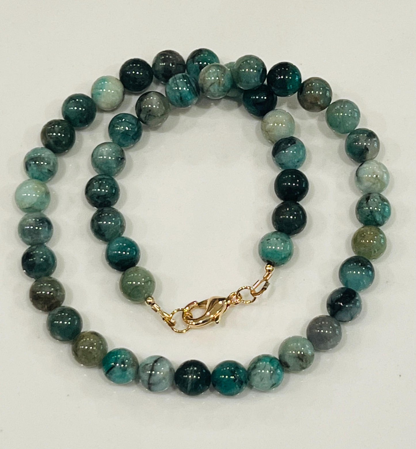 Emerald Beaded Necklace