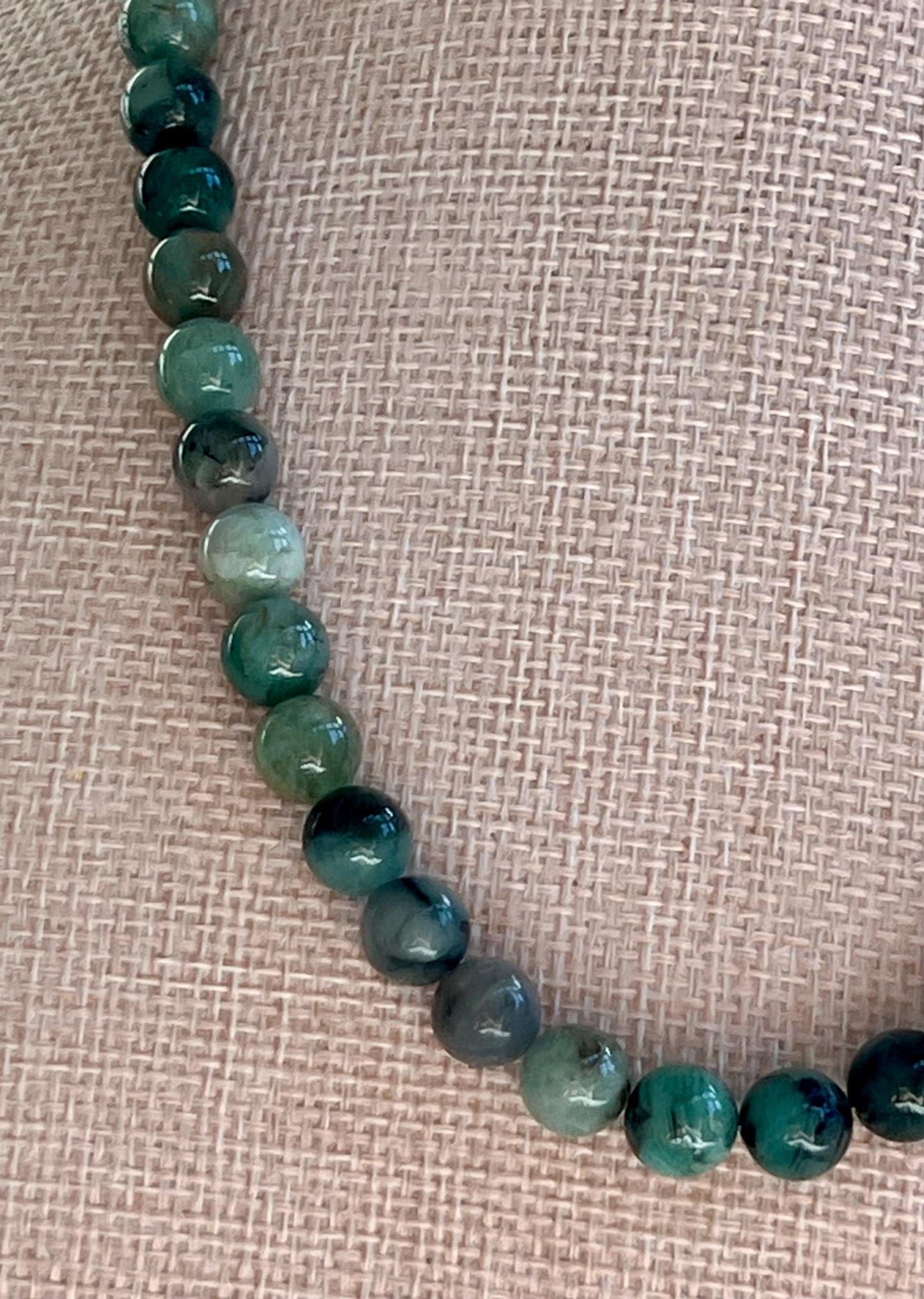 Emerald Beaded Necklace
