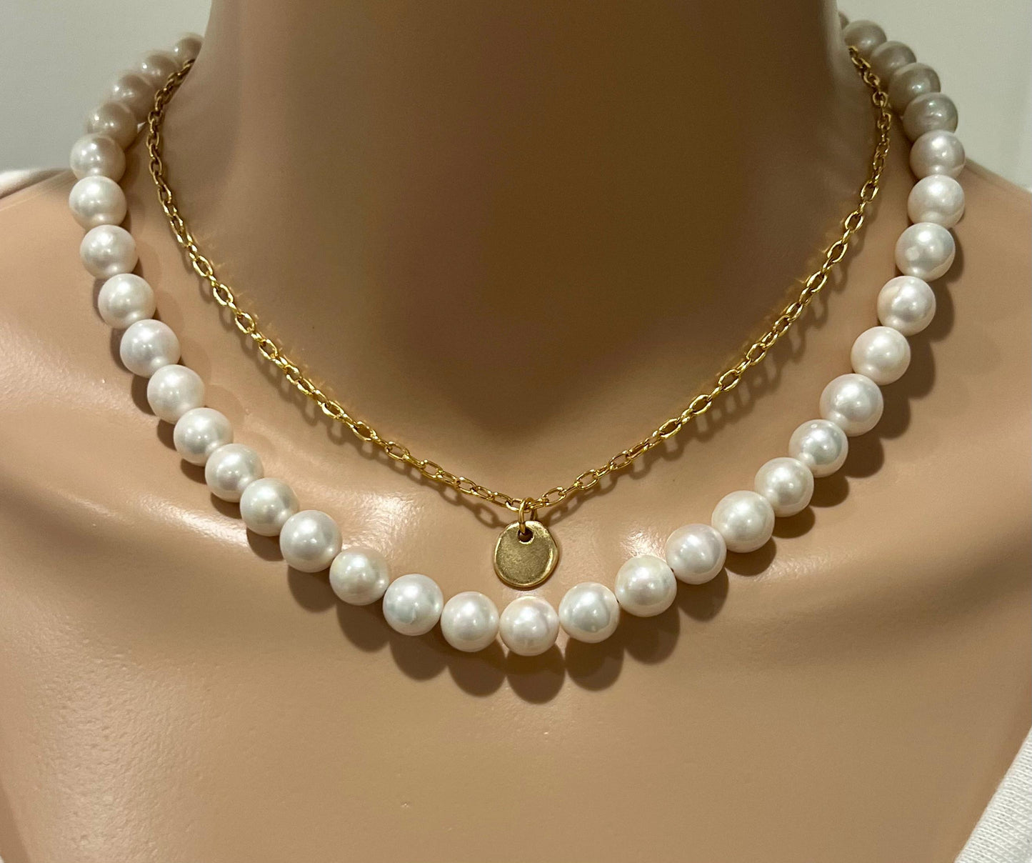 Freshwater Pearl Beaded Necklace