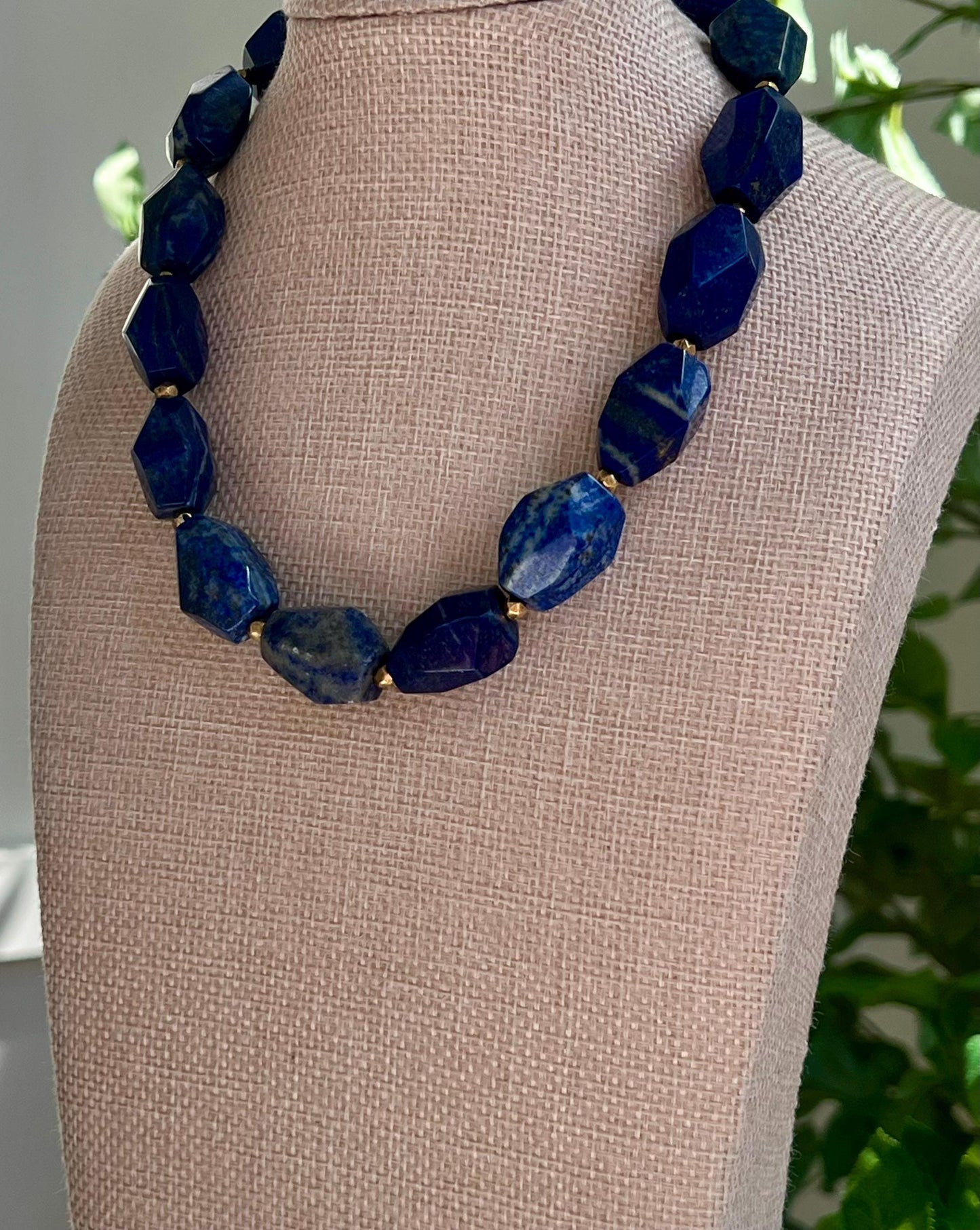 Lapis Beaded Necklace