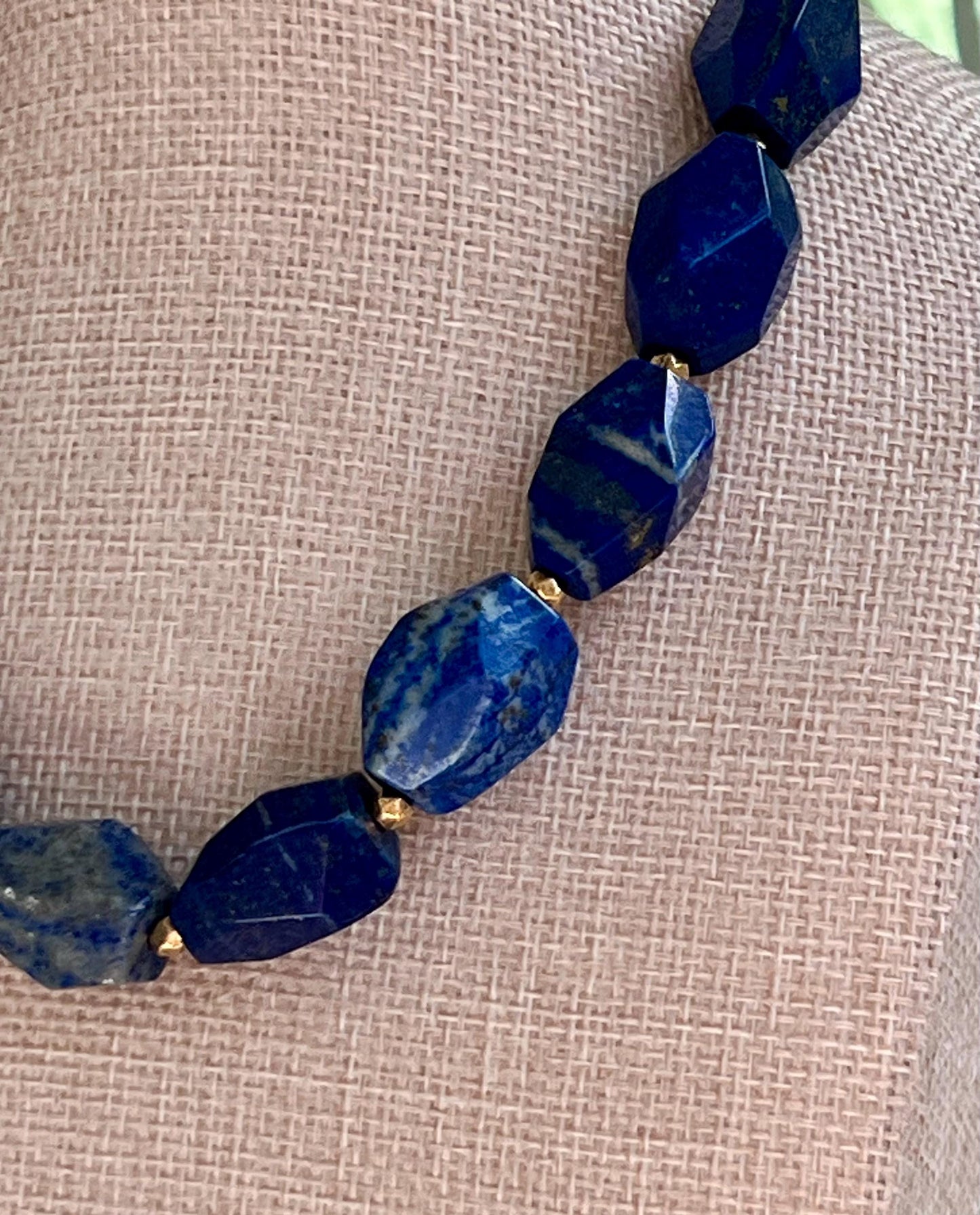Lapis Beaded Necklace