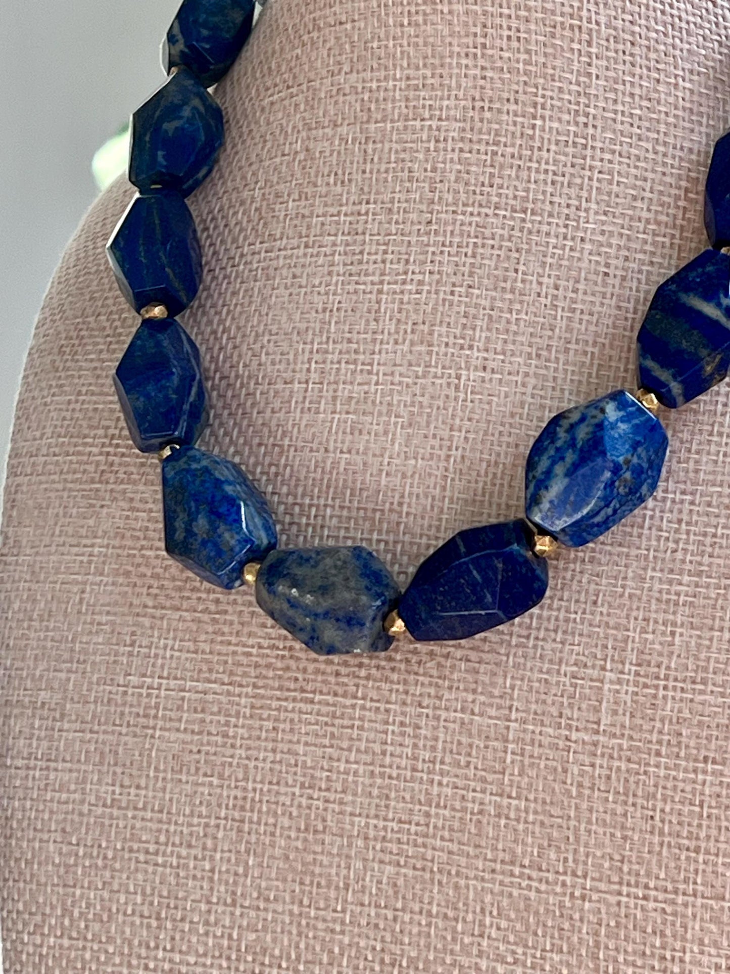Lapis Beaded Necklace