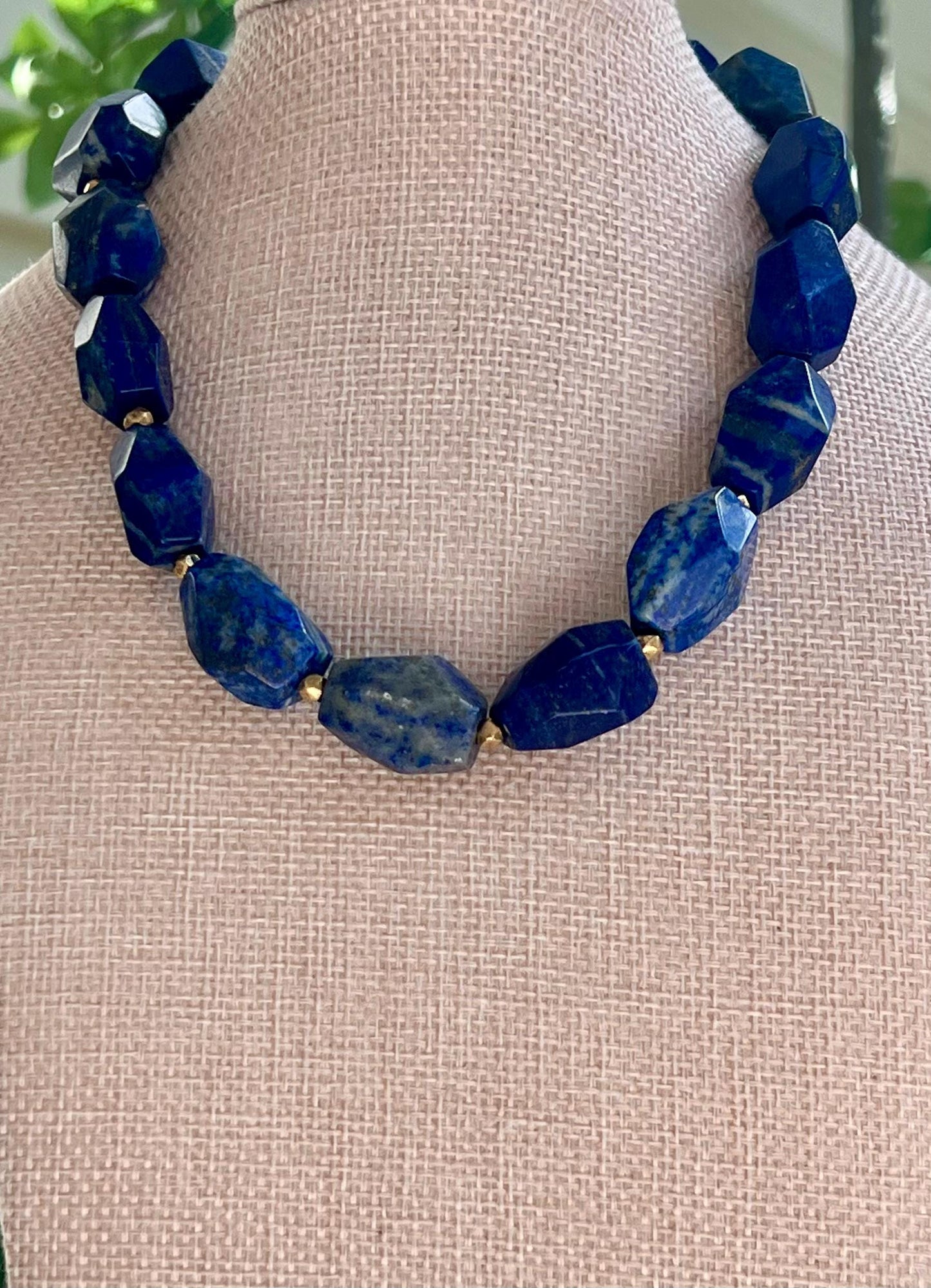 Lapis Beaded Necklace