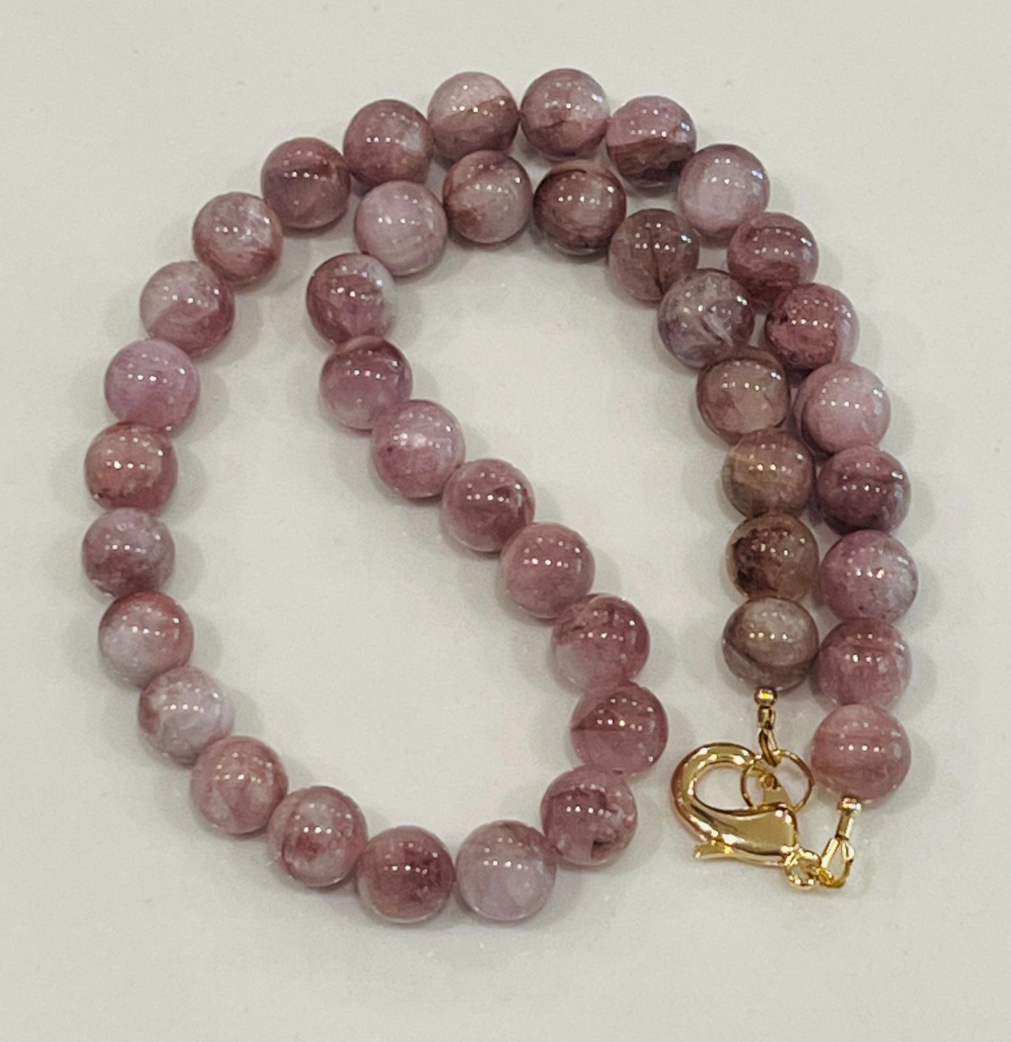 Kunzite Beaded Necklace