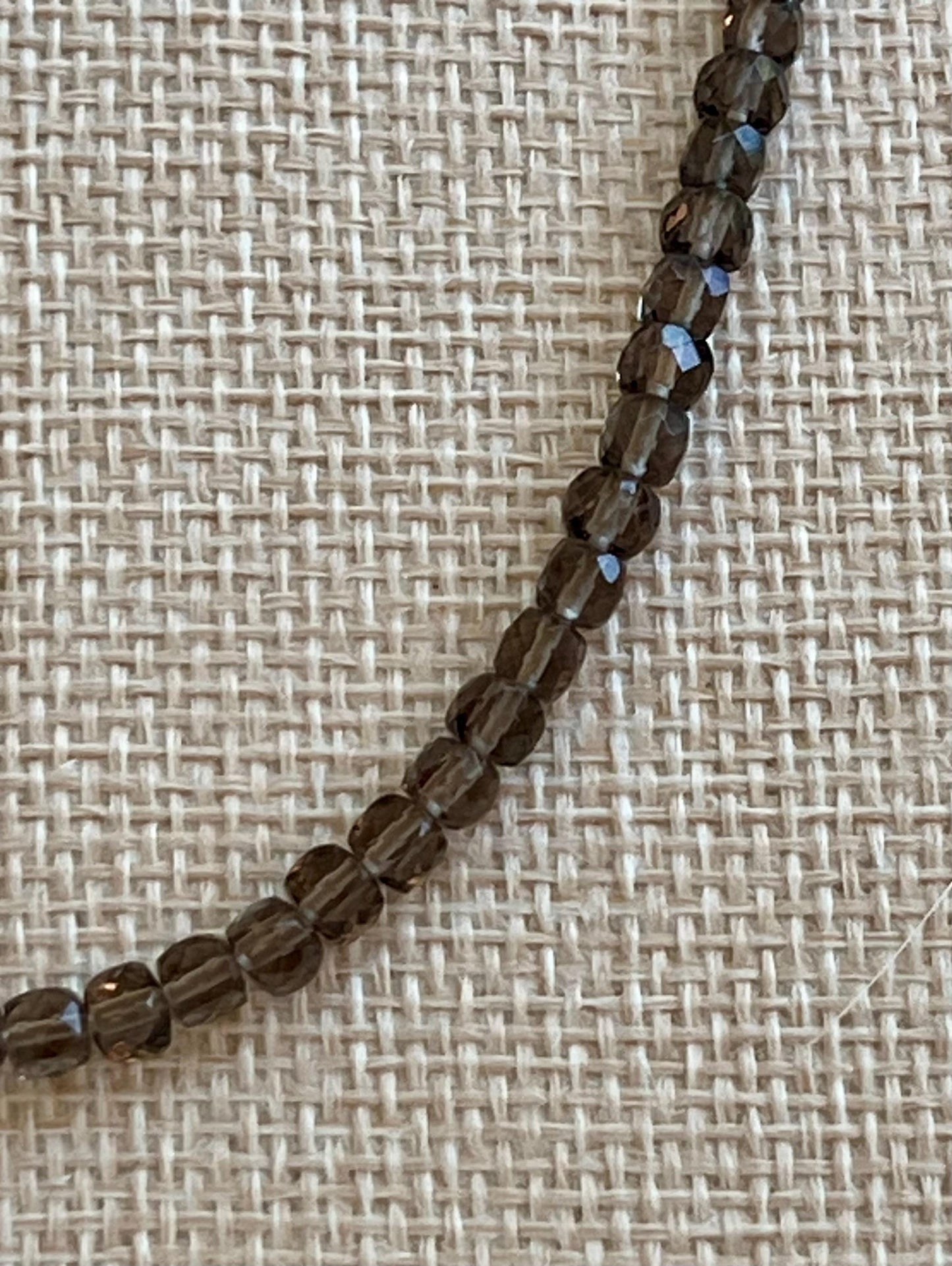 Smoky Quartz Beaded Necklace