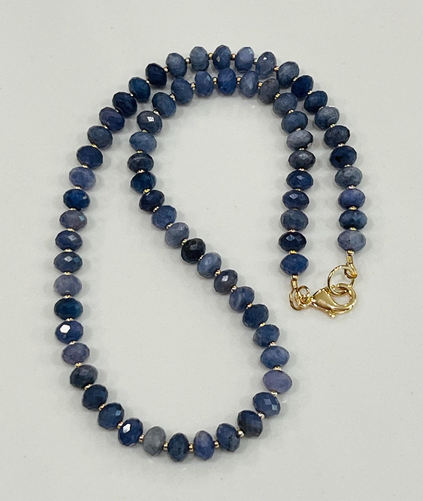 Tanzanite Beaded Necklace
