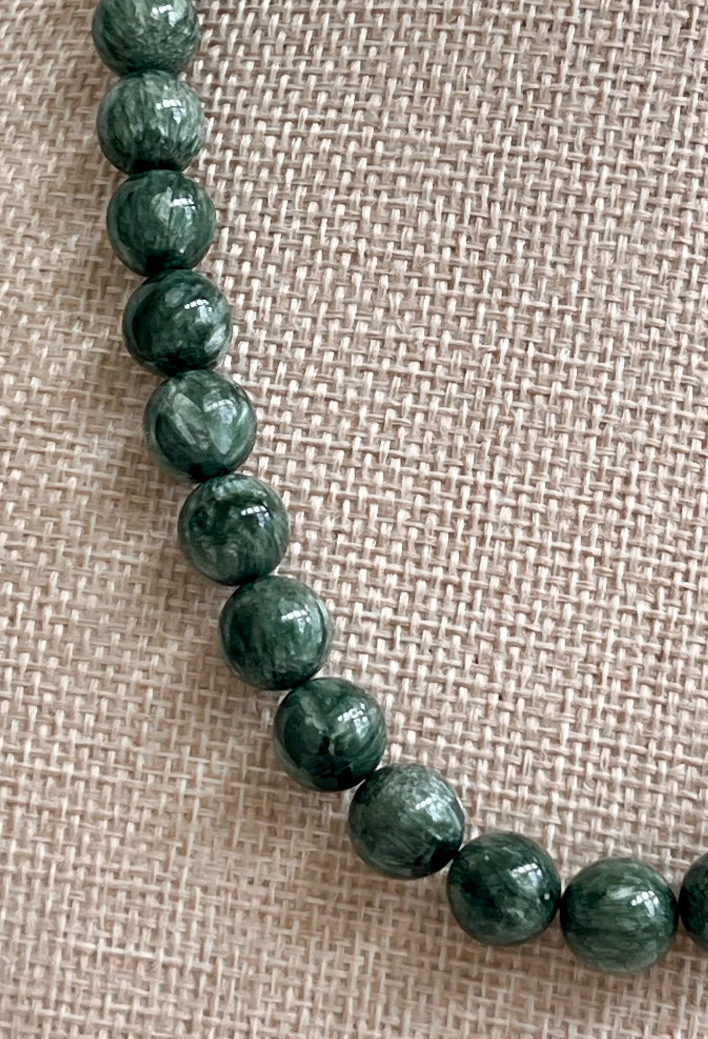 Seraphinite Beaded Necklace
