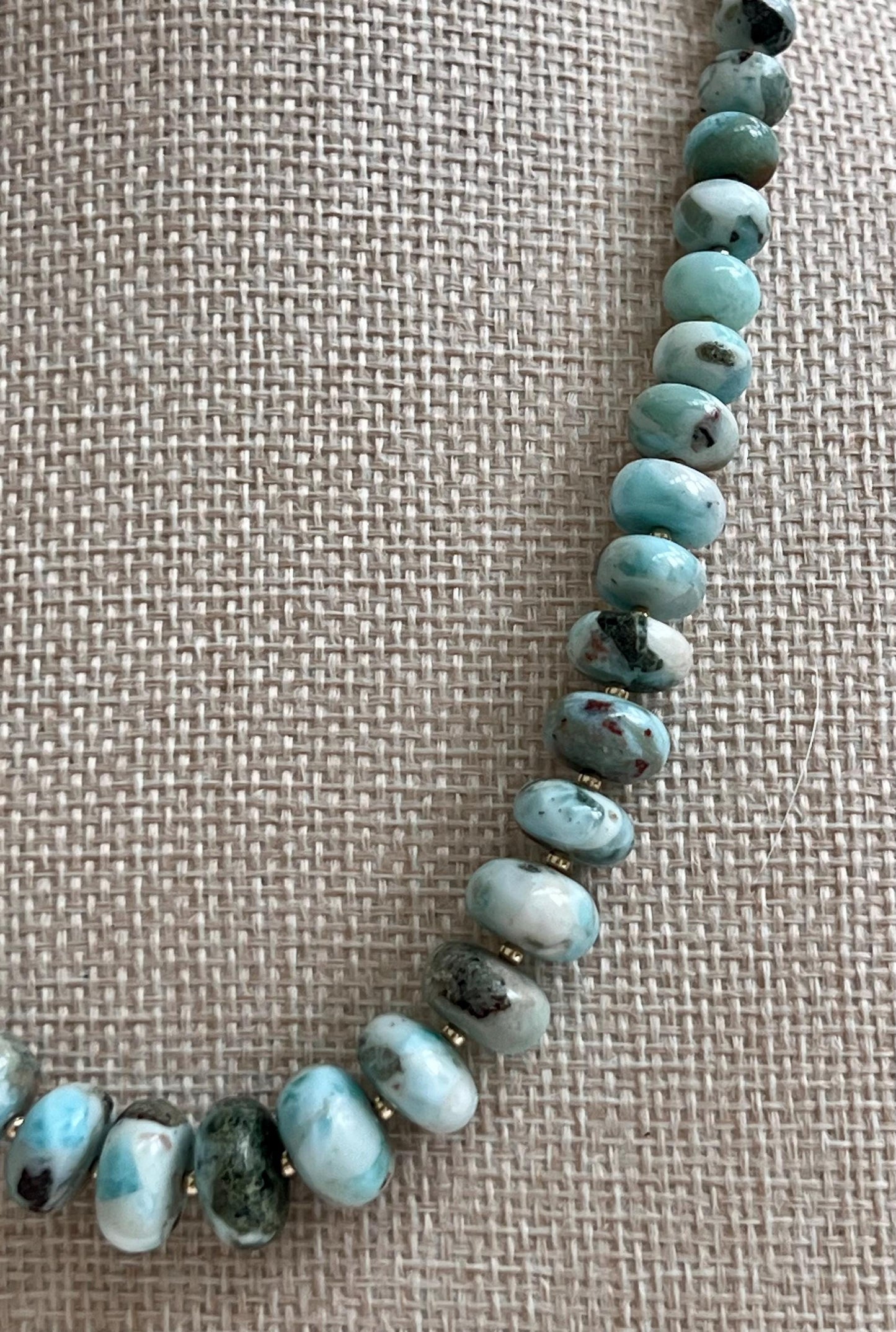 Larimar Beaded Necklace