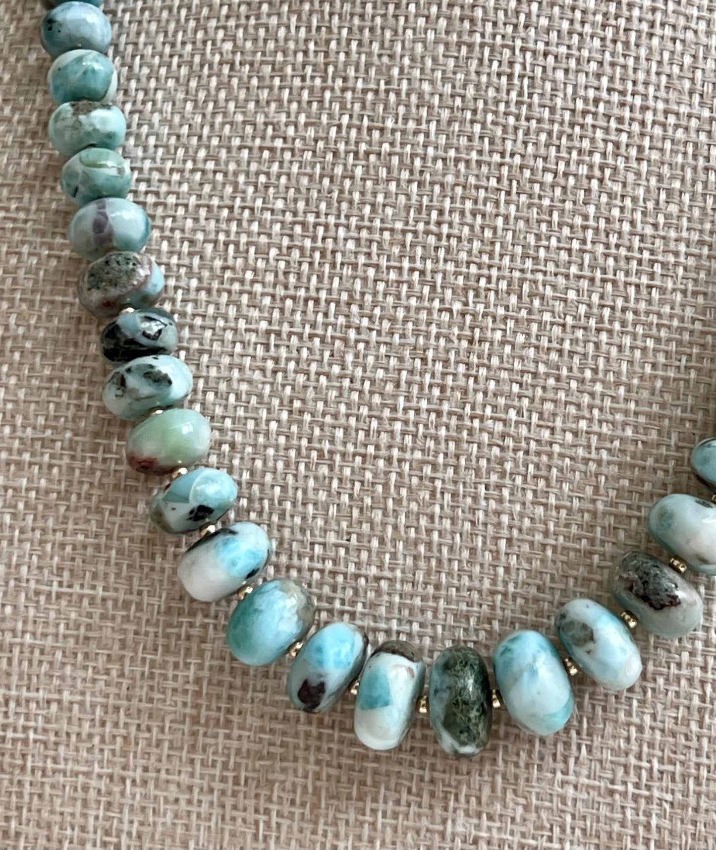 Larimar Beaded Necklace