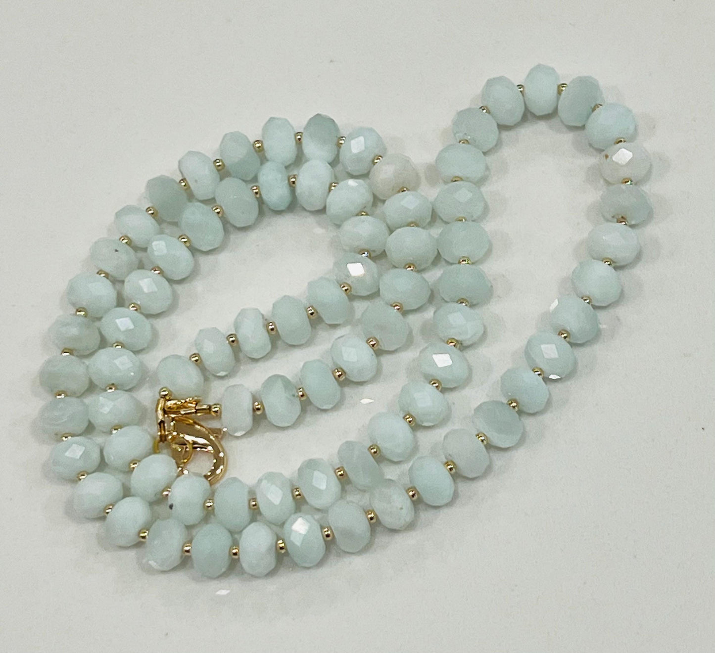 Celestite Beaded Necklace