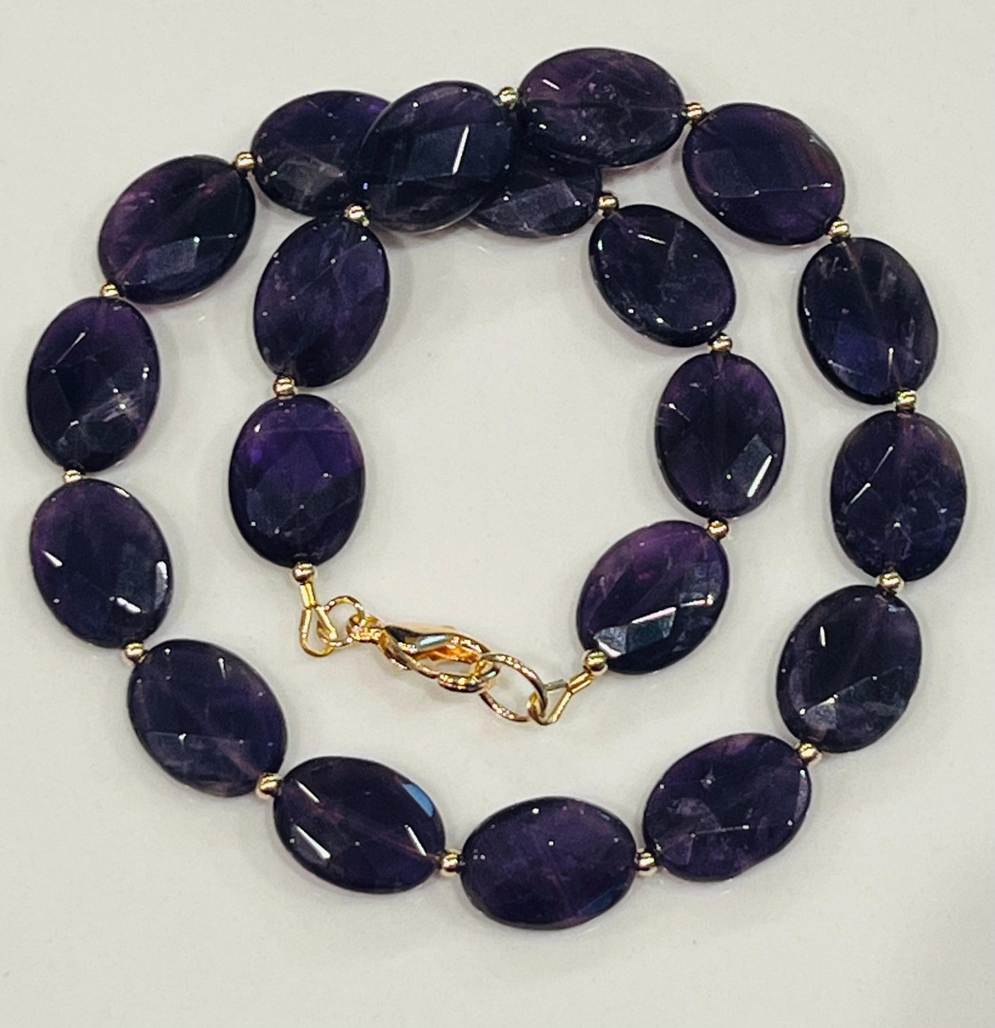 Amethyst Beaded Necklace