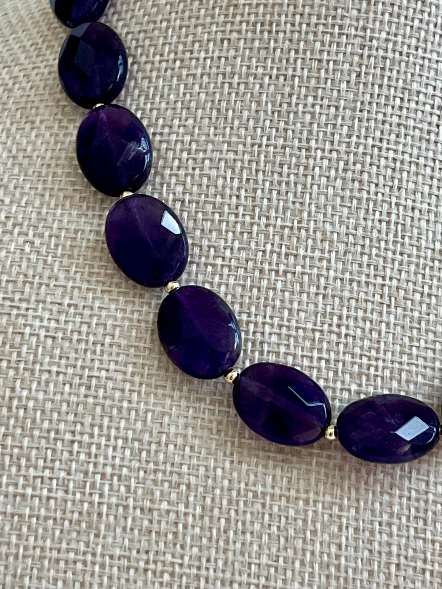 Amethyst Beaded Necklace