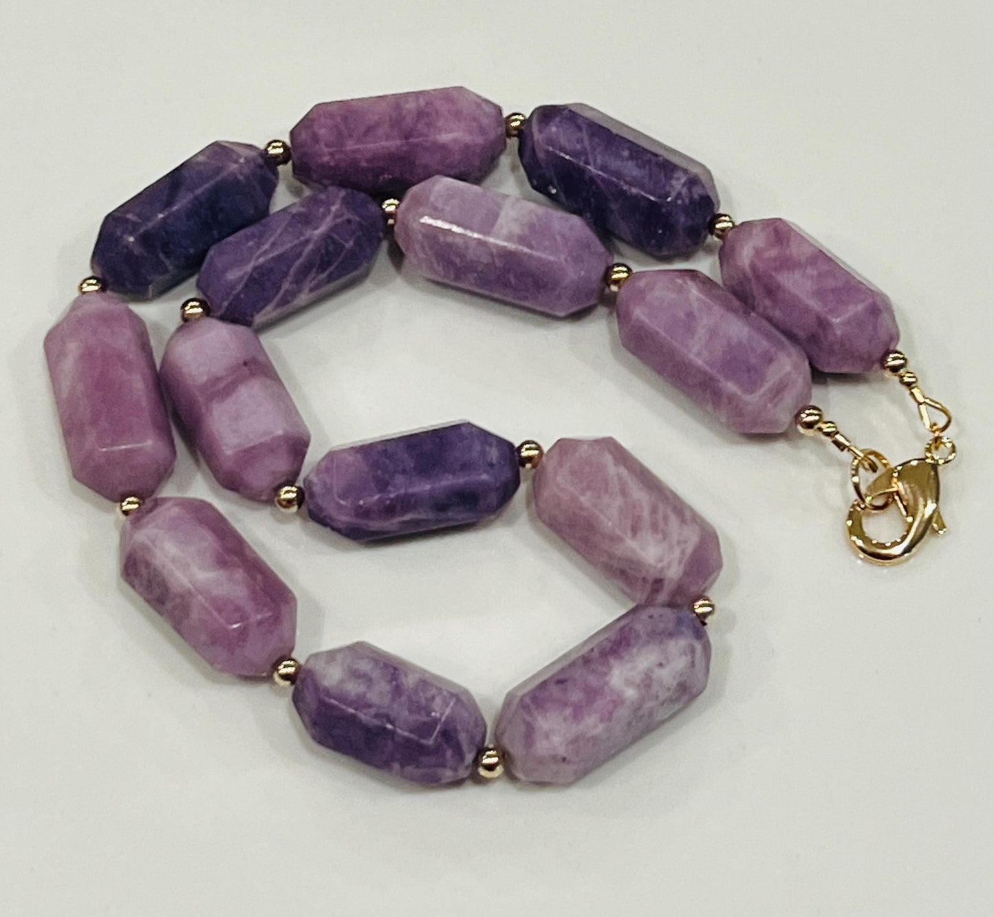 Lepidolite Beaded Necklace