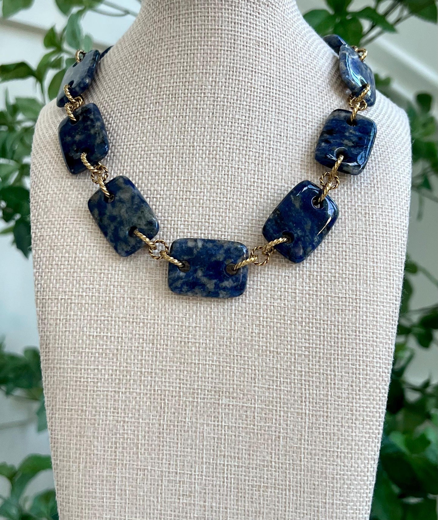 Sodalite Beaded Necklace