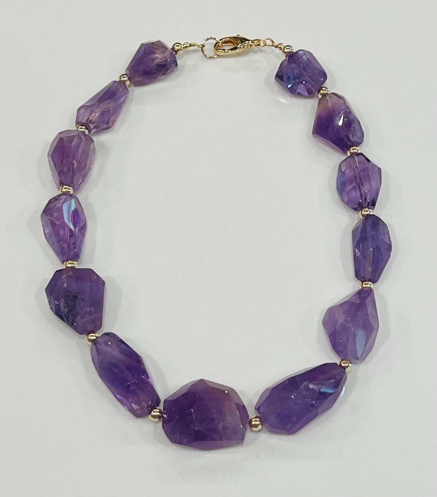 Amethyst Beaded Necklace