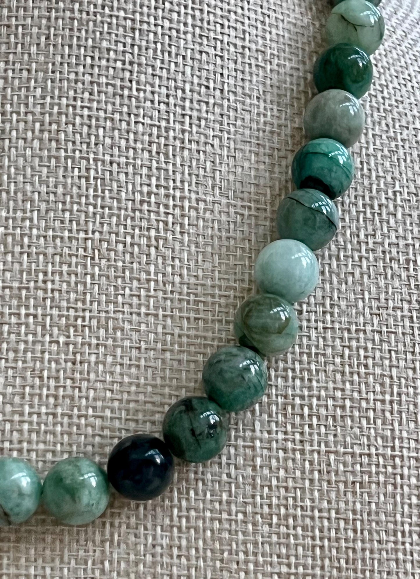 Emerald Beaded Necklace