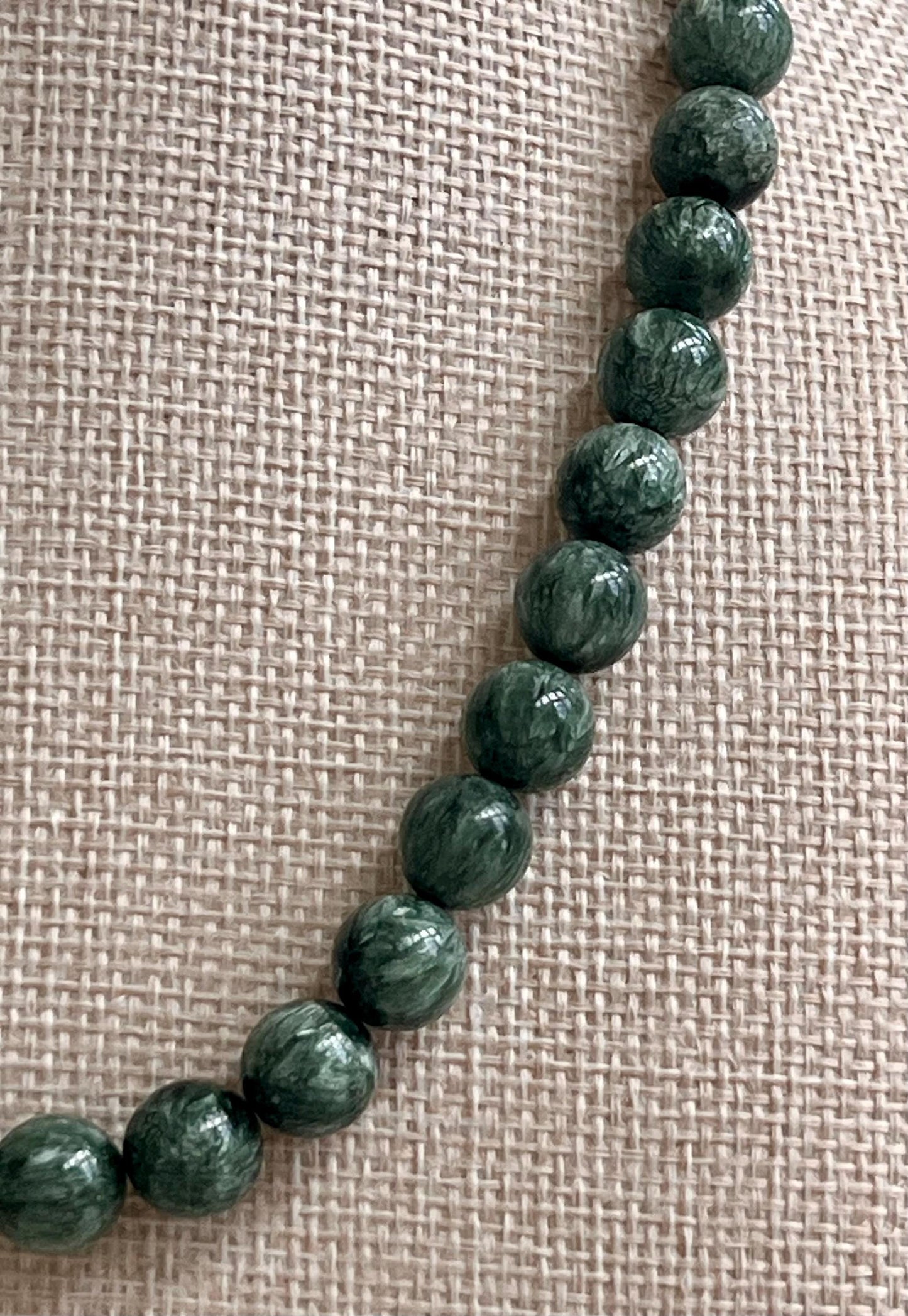 Seraphinite Beaded Necklace