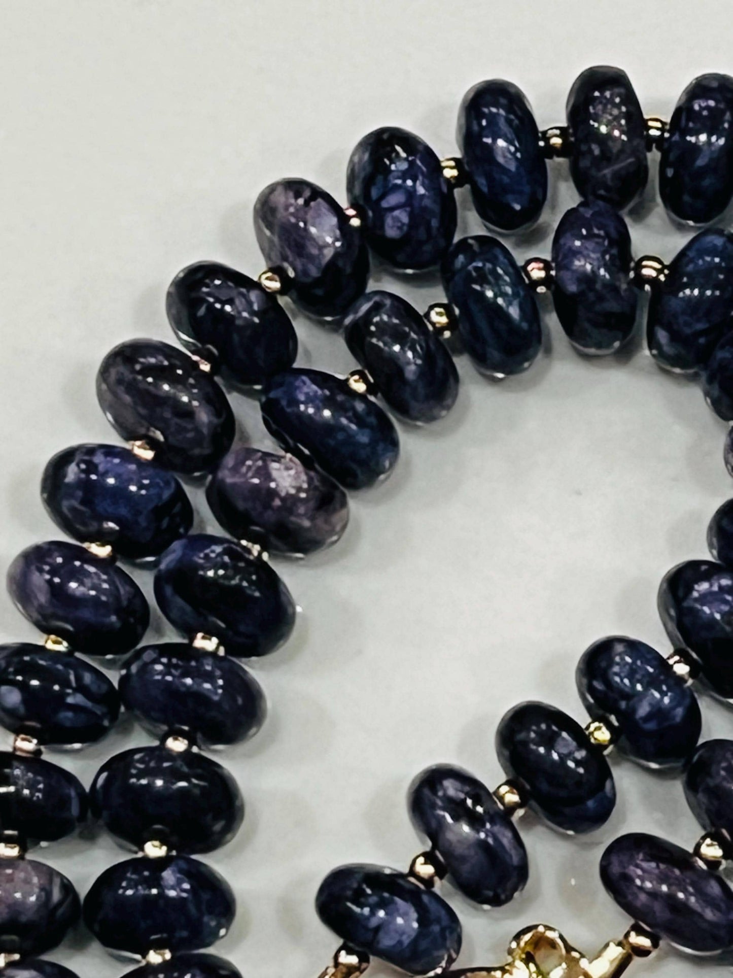 Charoite Beaded Necklace