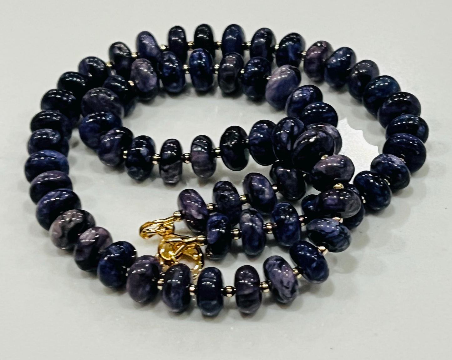 Charoite Beaded Necklace