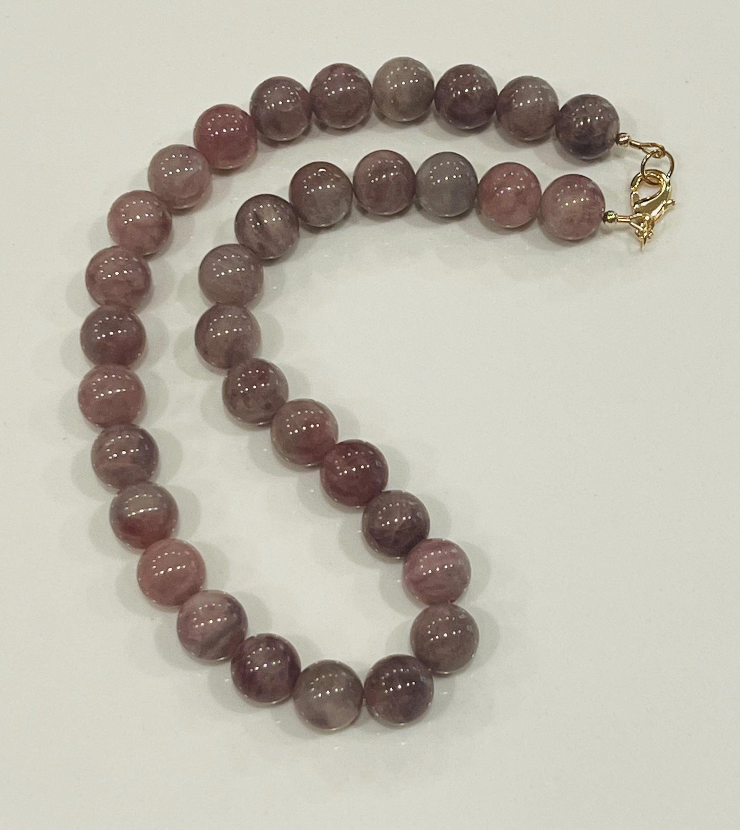 Madagascar Rose Quartz Beaded Necklace