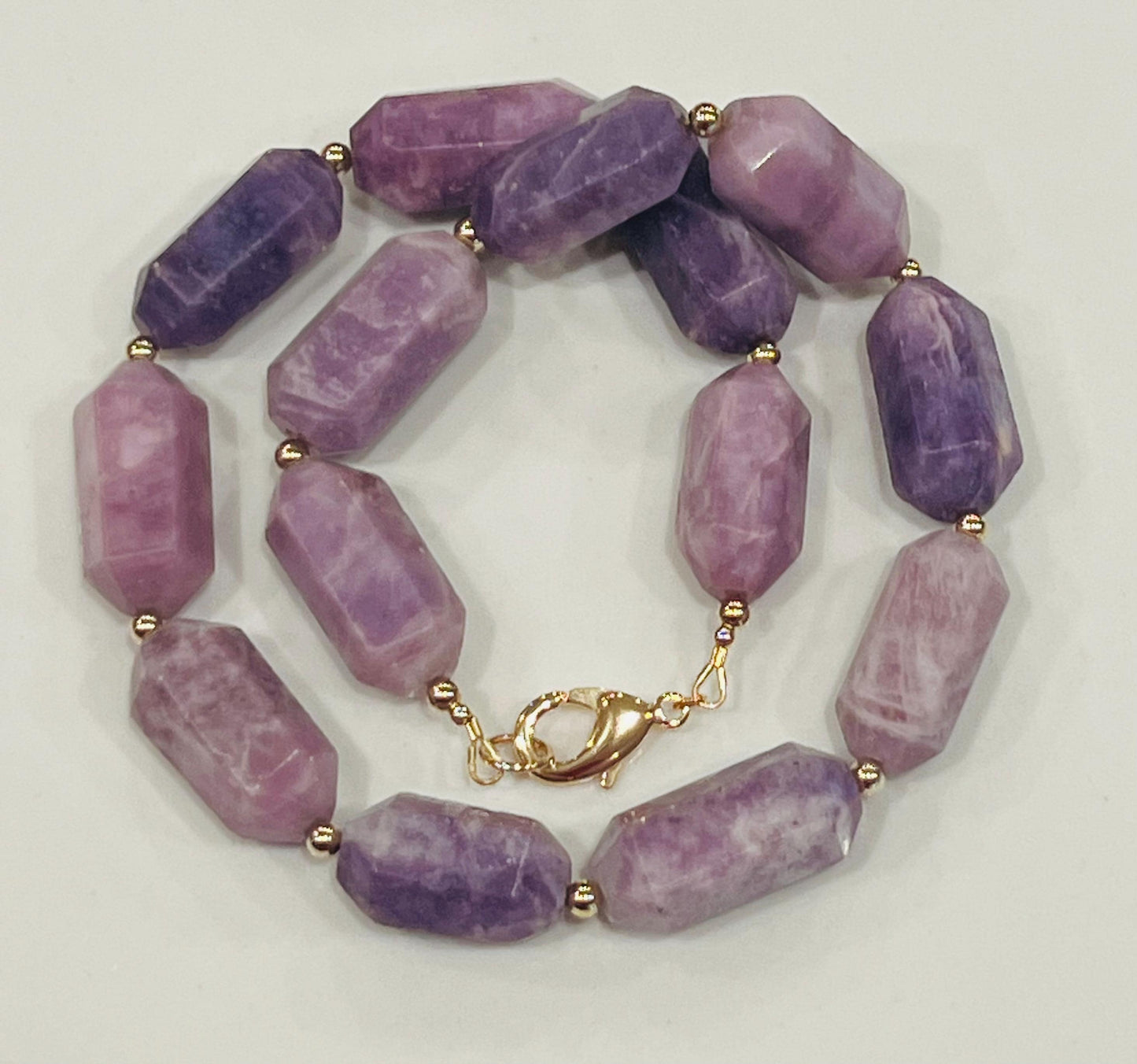 Lepidolite Beaded Necklace